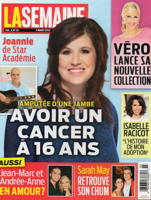 LA SEMAINE vol 8 N° 3 du 3 mars 2012 pages 92 et 94 (3 pages) Chantal Pary et Claude Barzotti "Mariage, solitude et ...prière !"
