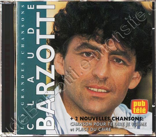 CD bestof Les grandes chansons de Claude barzotti Canada 1995