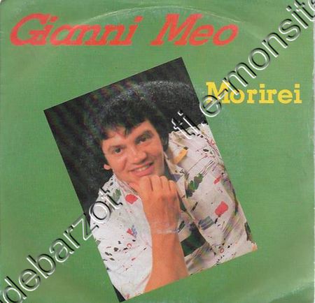 45t gianni meo morirei A prot