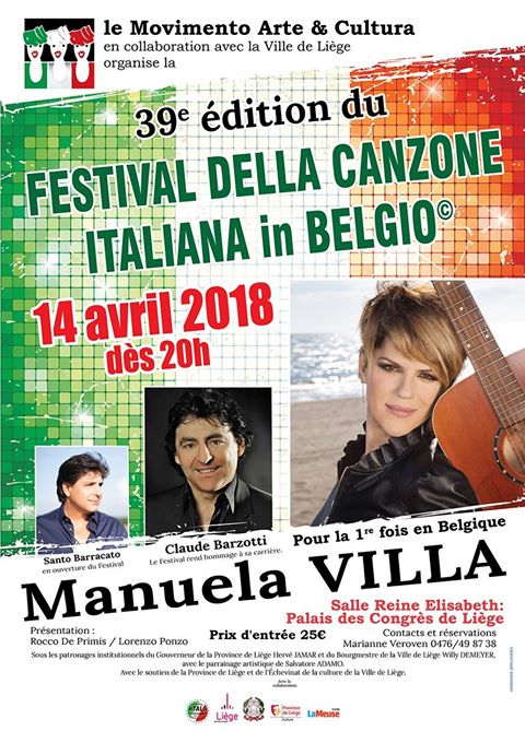 affiche festival de la canzone