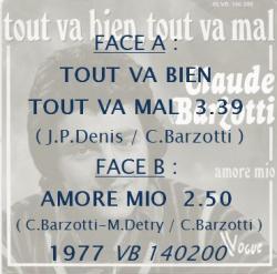 Tout va bien tout va mal / amore mio