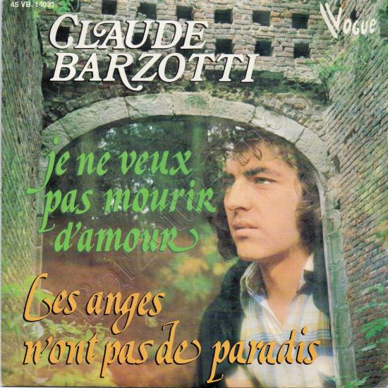 45 t Je ne veux pas mourir d'amour / Les anges n'ont pas de paradis