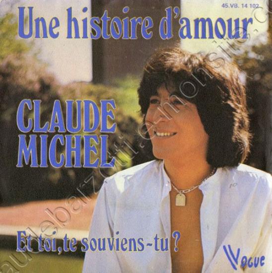 45 T Claude michel "Une histoire d'amour" 1976