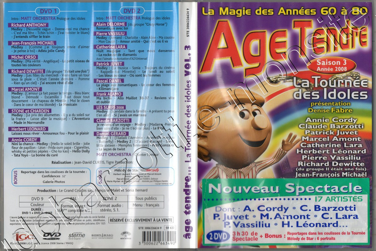 DVD age tendre saison 3 (2008)