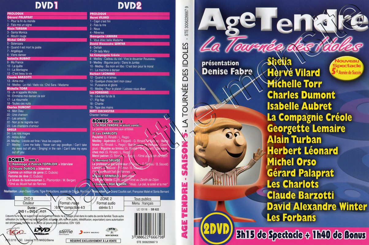 DVD age tendre saison 5 (2010)