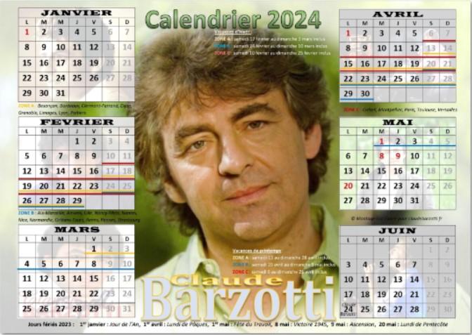 Calendrier 2024 semestre1 moyen