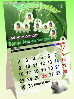 Calendrier barzotti mai 2022