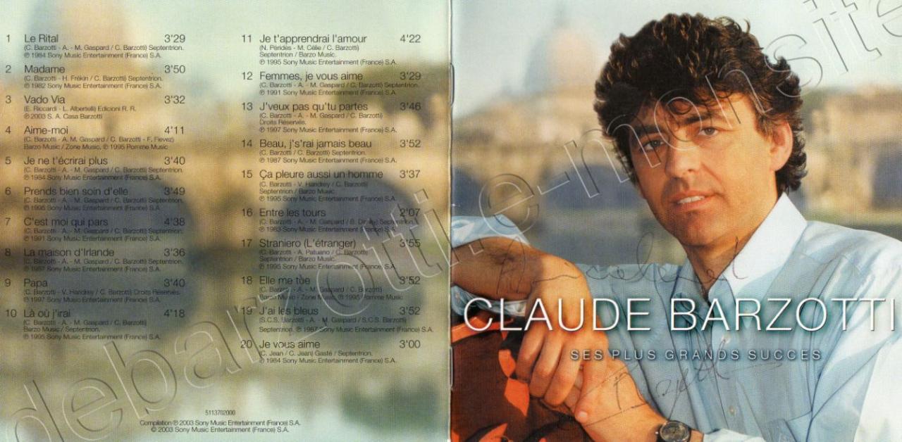 livret photos avec la biographie