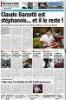 Sud Presse Belgique du 13 octobre 2014 page 6 (1 page) Claude Barzotti est stéphanois et il le reste