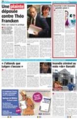 Sud Presse Belgique du samedi 18 octobre 2014 page 16 (1 page+ photo) Incendie criminel au resto de Barzotti