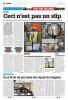 SUD PRESSE (La Capitale, La Meuse, Nord Eclair, La Province, La nouvelle Gazette) du 24 avril 2021 page (1/6 de page) Le musée du slip s'installe à Lessines La Capitale
