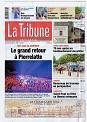 La tribune le pays du Tricastin du jeudi 21 août 2014 page 57 (1/4 de page + photo) Claude Barzotti à Pierrelatte le samedi 23 août 2014