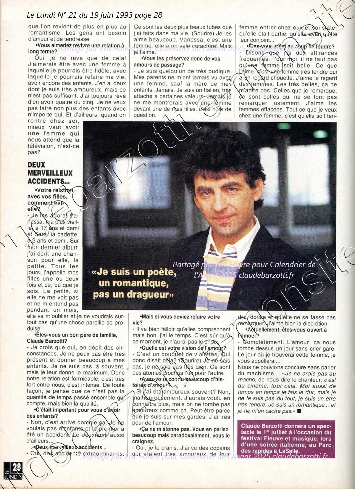 Le Lundi 19 juin 1993 page 26