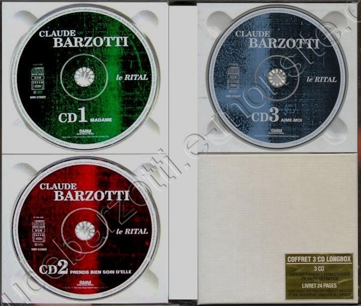 les 3 CD et le livret page 1