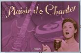 Plaisir de chanter fiches chansons Editions Atlas