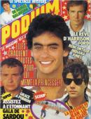 PODIUM HIT N° 151 de septembre 1984 pages 34 et 47 et 52 (1 tiers de page et poster 2 pages)  Je ne t'écrirai plus