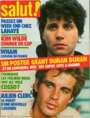 salut N° 239 du 21 novembre 1984 pages 18 et 19 (2 pages) Match à l'italienne Frédéric François et Claude Barzotti