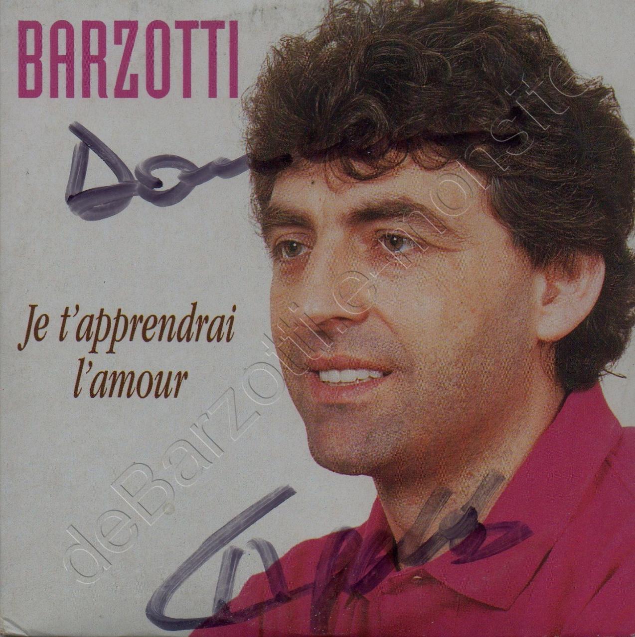 CD 2 titres Je t'apprendrai l'amour /Passion blanche (version 1)