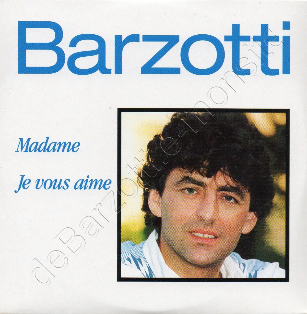 CD 2 titres MADAME / JE VOUS AIME 1995 (CD promo)